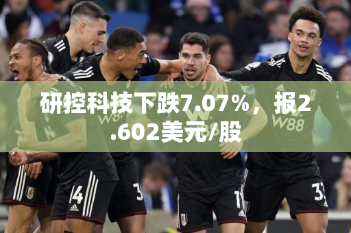 研控科技下跌7.07%，报2.602美元/股