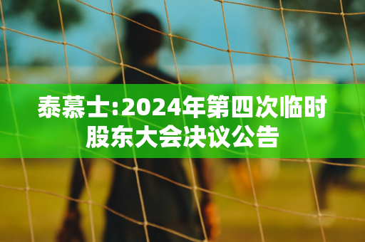 泰慕士:2024年第四次临时股东大会决议公告