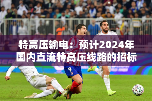 特高压输电：预计2024年国内直流特高压线路的招标量为3条，其中H1招标量为1条、H2招标量为2条