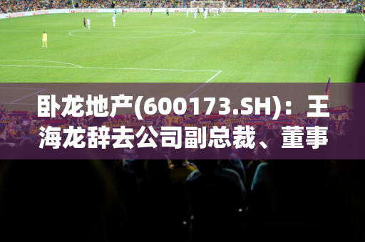 卧龙地产(600173.SH)：王海龙辞去公司副总裁、董事会秘书职务，财务总监赵钢辞职